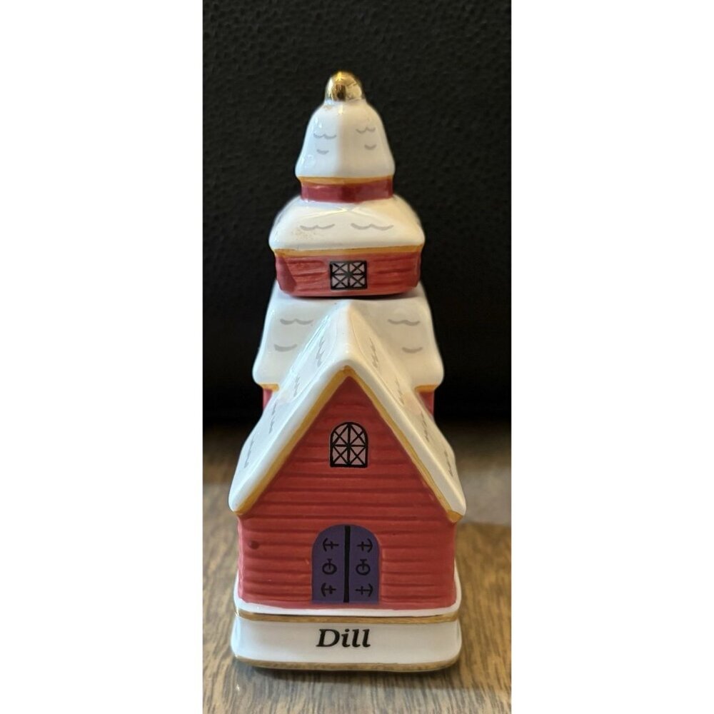 Danbury Mint Spices of the World Spice Jar: Denmark Danish Church DILL